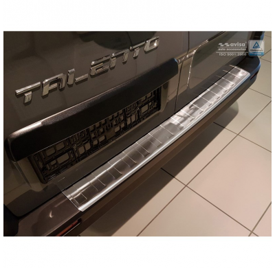 Protector Paragolpes Acero Inox Opel Vivaro & Renault Trafic 2014- / Fiat Talento 2016- 'Ribs' (Long 118cm)